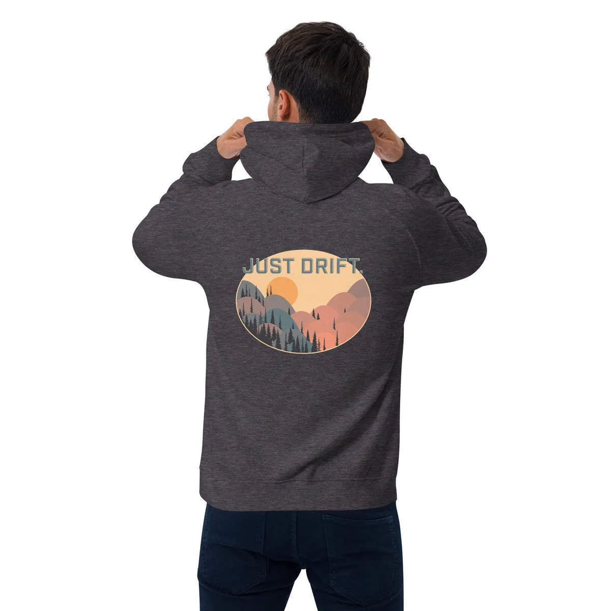 Just Drift. Seeker Organic Cotton Raglan Hoodie