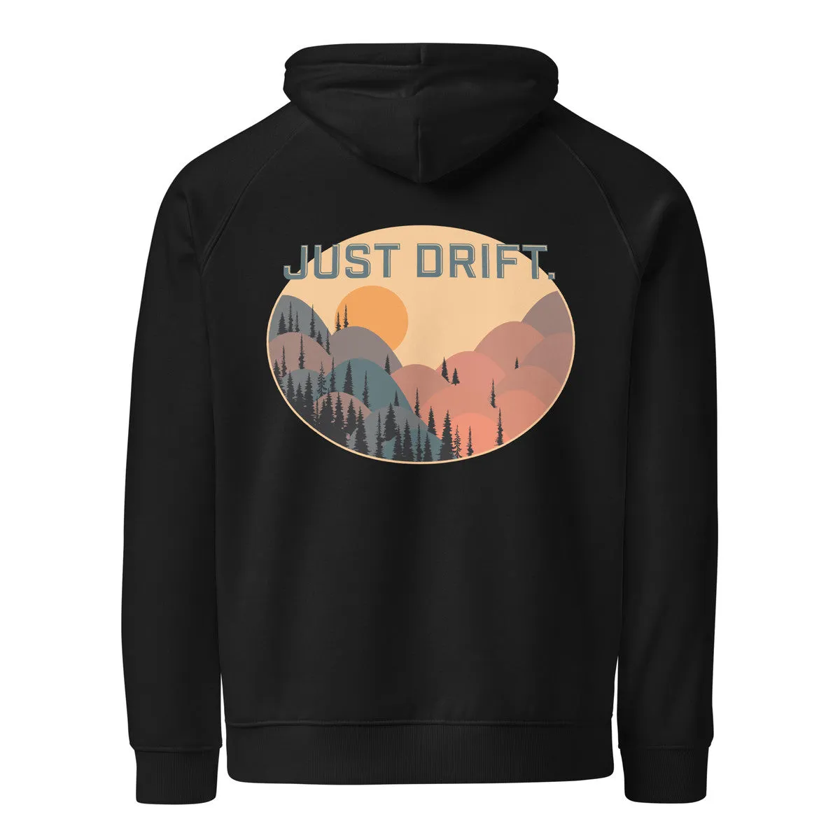 Just Drift. Seeker Organic Cotton Raglan Hoodie