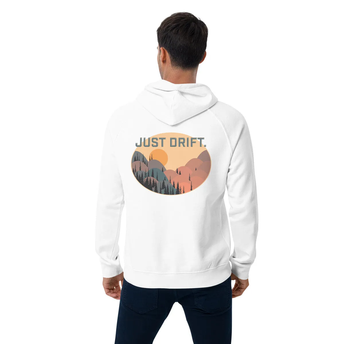 Just Drift. Seeker Organic Cotton Raglan Hoodie