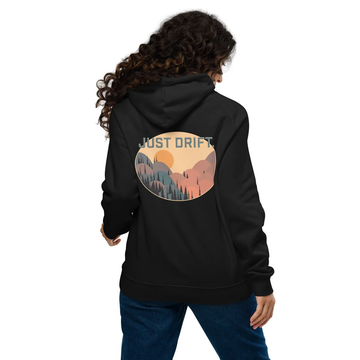 Just Drift. Seeker Organic Cotton Raglan Hoodie