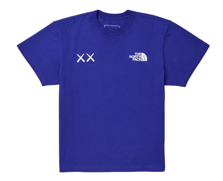 KAWS x The North Face Tee Dark Blue/White