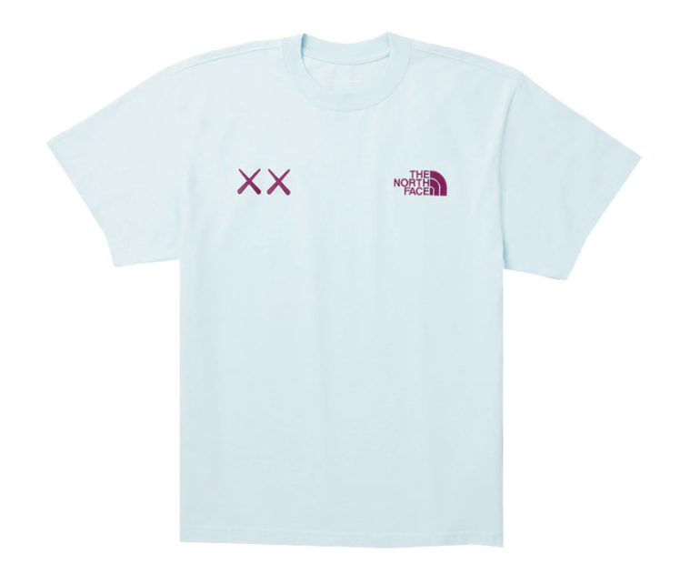 KAWS x The North Face Tee Light Blue/Purple