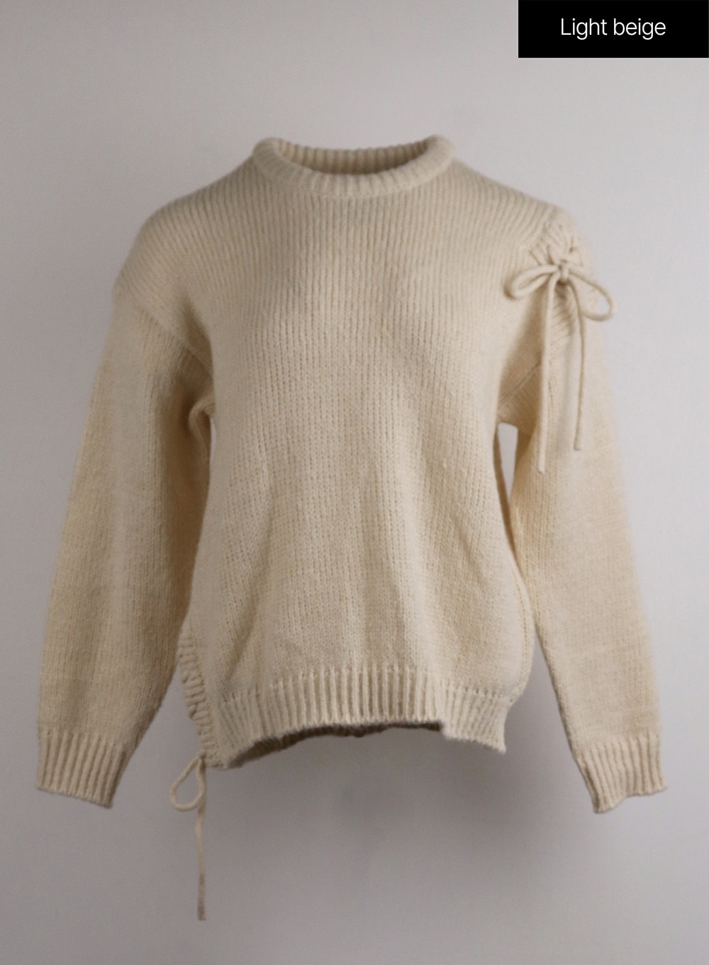 Knit Round Neck Long Sleeve Sweater OJ417