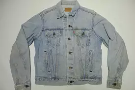 Levis 80's Vintage 70506-0214 4 Pocket Blue Jean Trucker Jacket