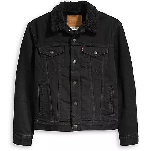 LEVI'S MEN'S TYPE 3 SHERPA TRUCKER JACKET - BERK