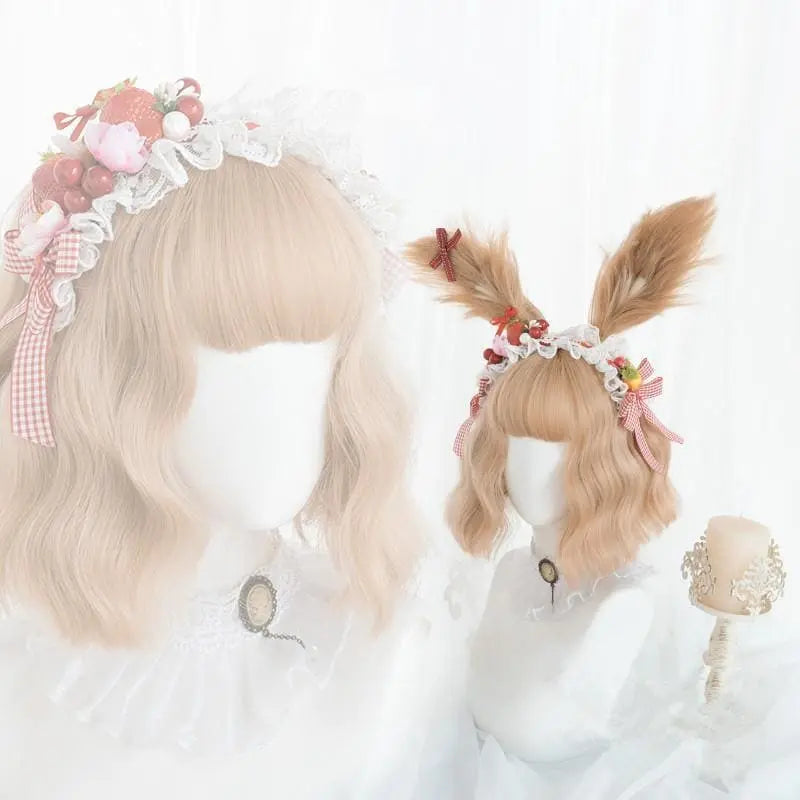 Light Brown Cosplay Lolita MKawaii Wig MK15229