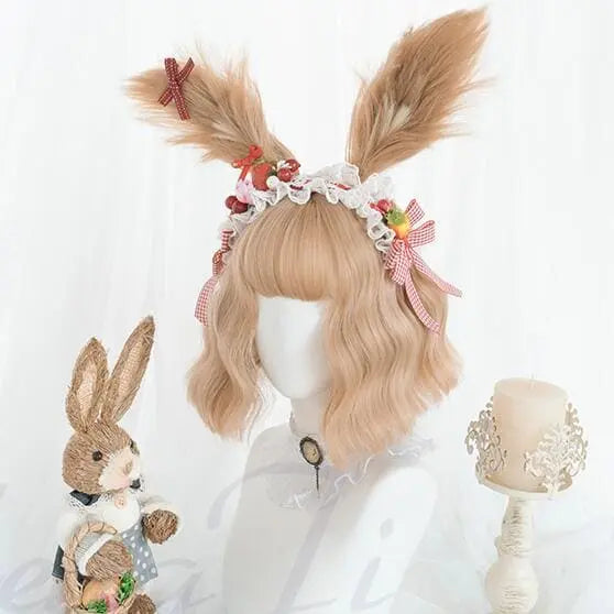 Light Brown Cosplay Lolita MKawaii Wig MK15229