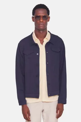 Light Trucker Jacket - Navy