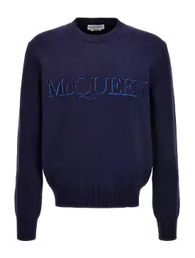 Logo embroidery sweater