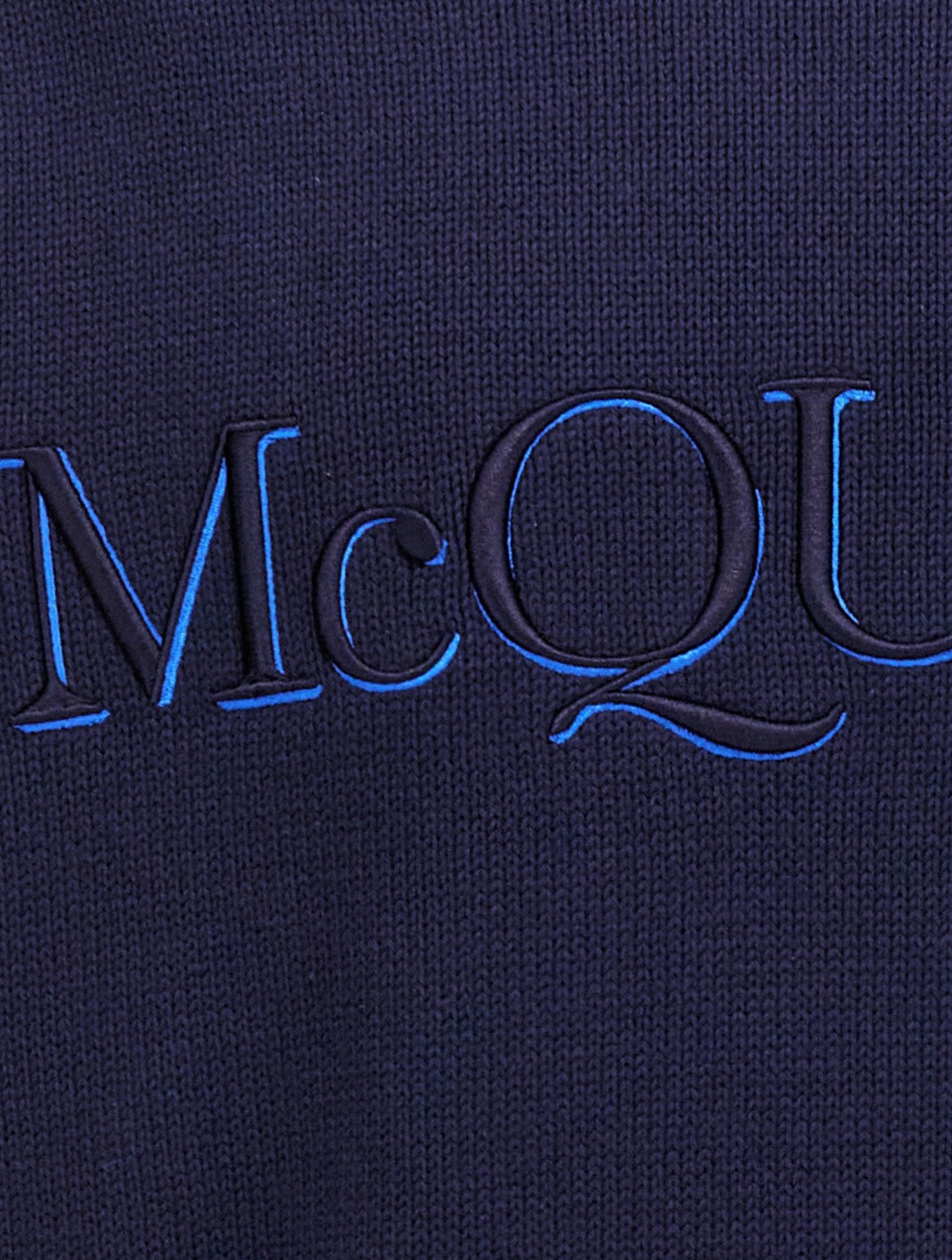 Logo embroidery sweater