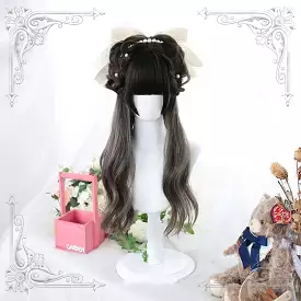 Lolita Gray Long Curly Wig MM0850