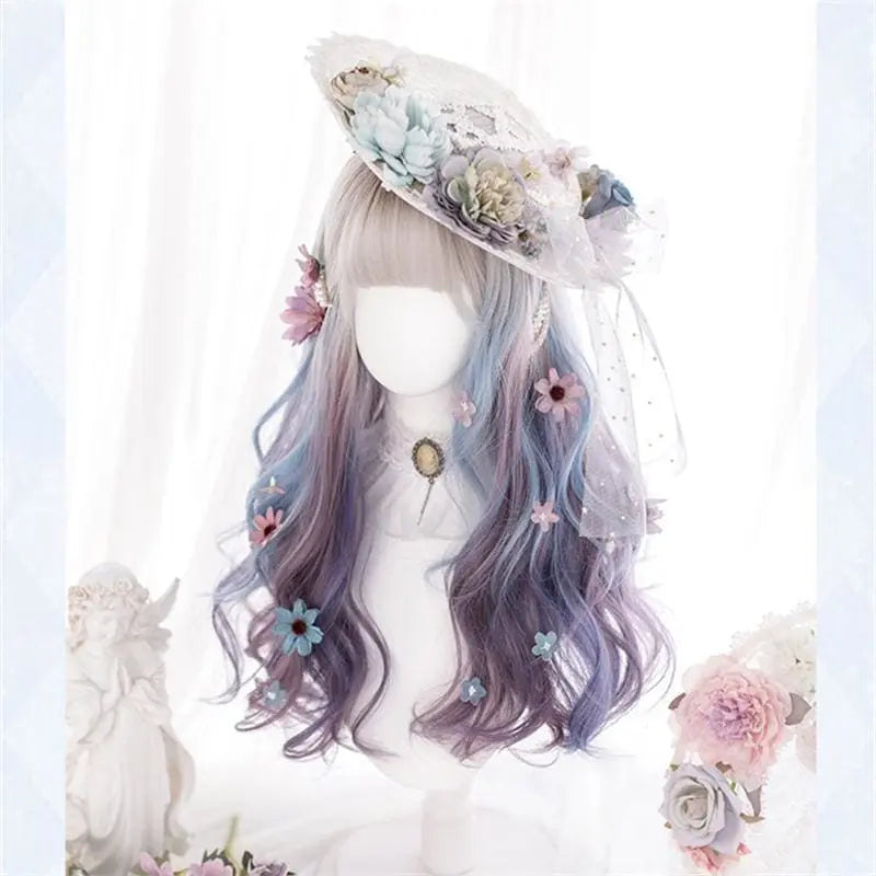 Lolita Misty Gradient Long Curly Wig MK15565