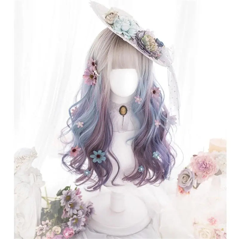 Lolita Misty Gradient Long Curly Wig MK15565