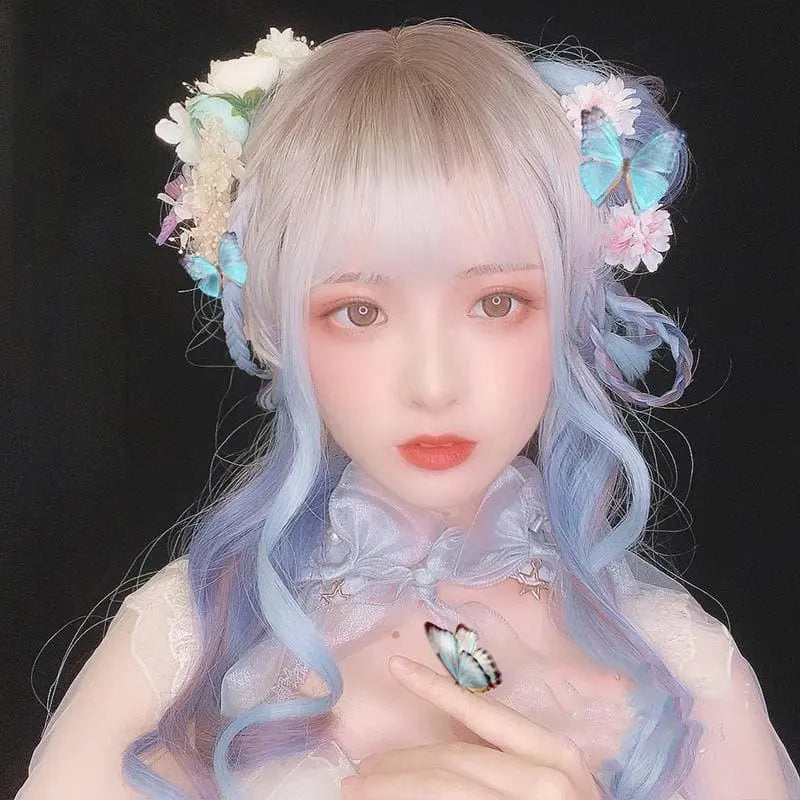 Lolita Misty Gradient Long Curly Wig MK15565