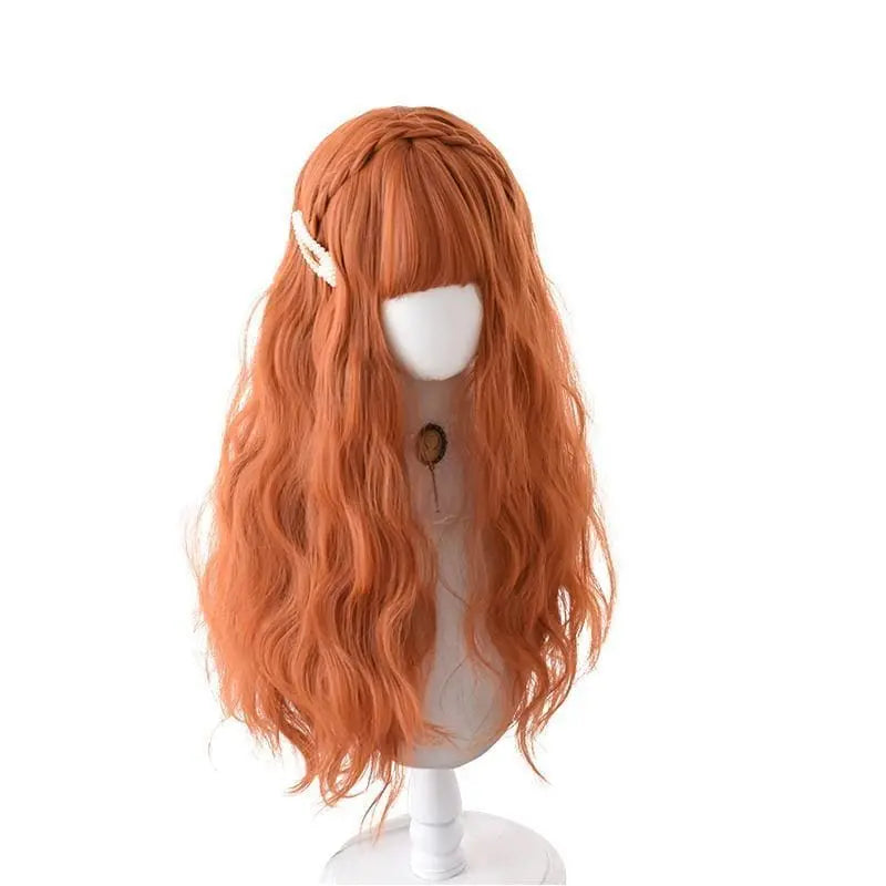 Lolita Pumpkin Long Curly Wig MK15560