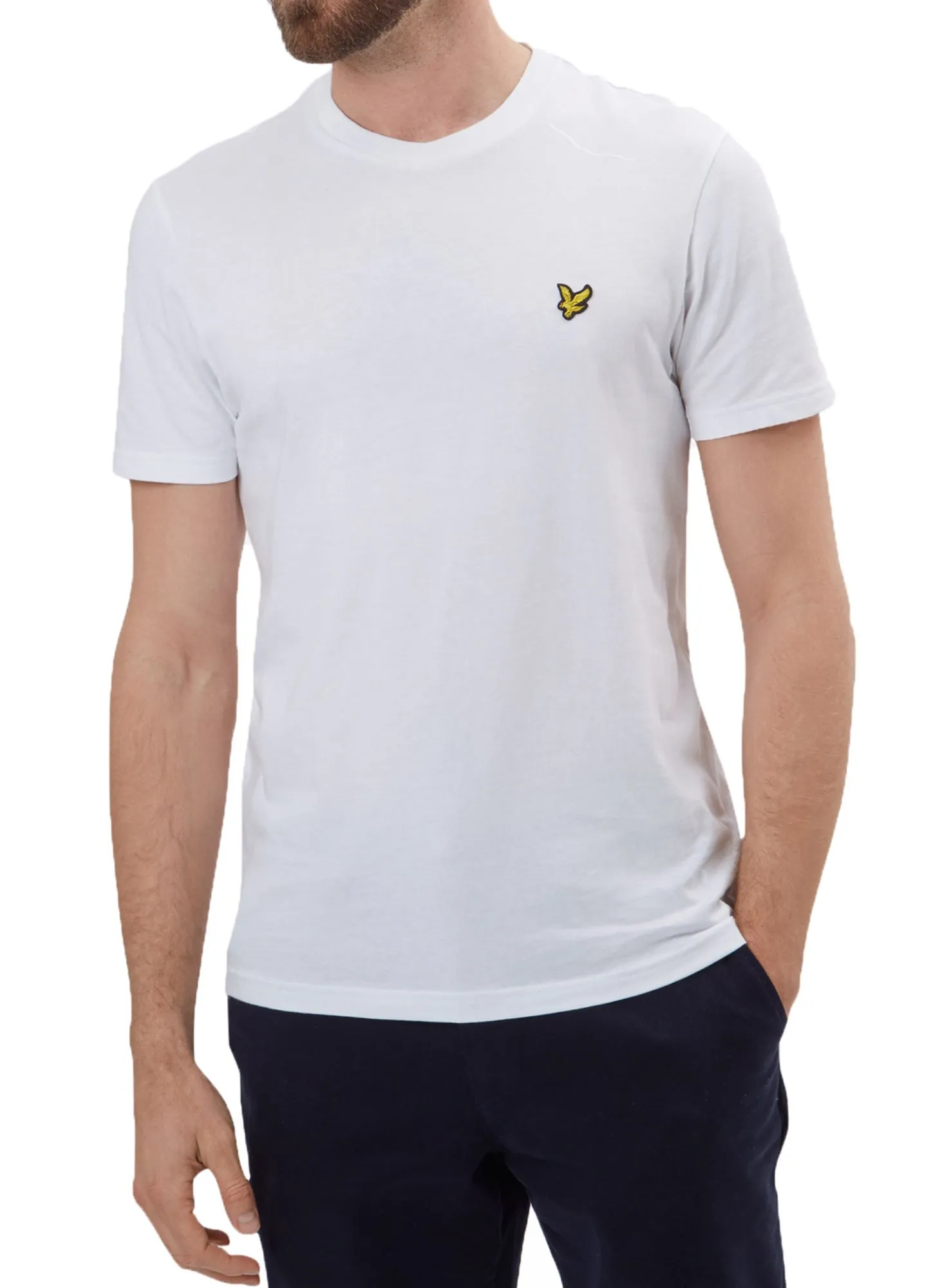 Lyle & Scott Basic Crew Neck Short Sleeve T-Shirt White