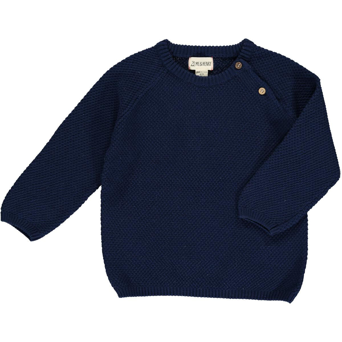 Me & Henry - Navy Roan Sweater