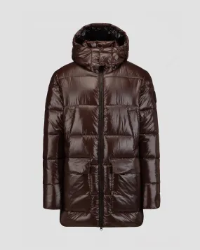 Men's brown down jacket Save the Duck Christian d40292mluck17-40009