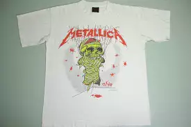 Metallica One 1989 Landmine Joseph Bonham Vintage 80's Brockum Pushead T-Shirt