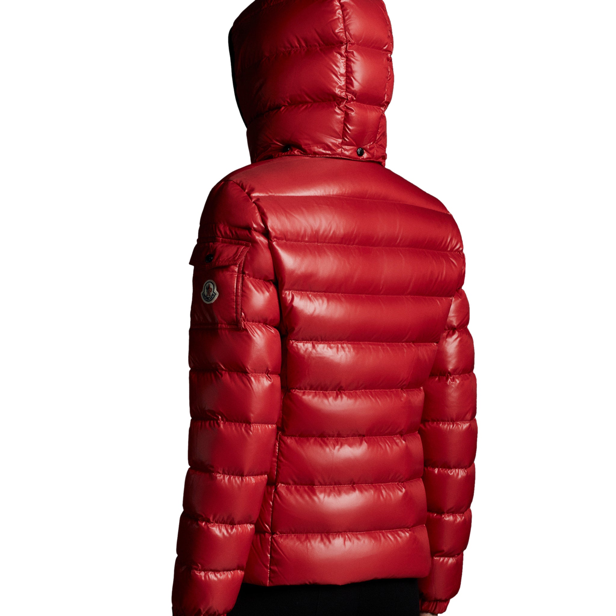 Moncler Bady Short Down Jacket Red