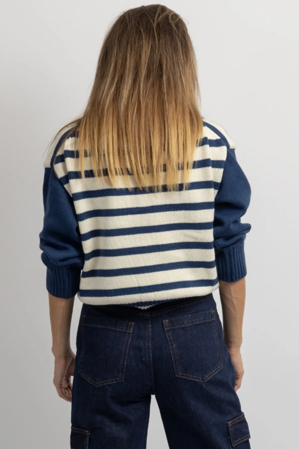 MOONLIGHT OCEAN STRIPED SWEATER