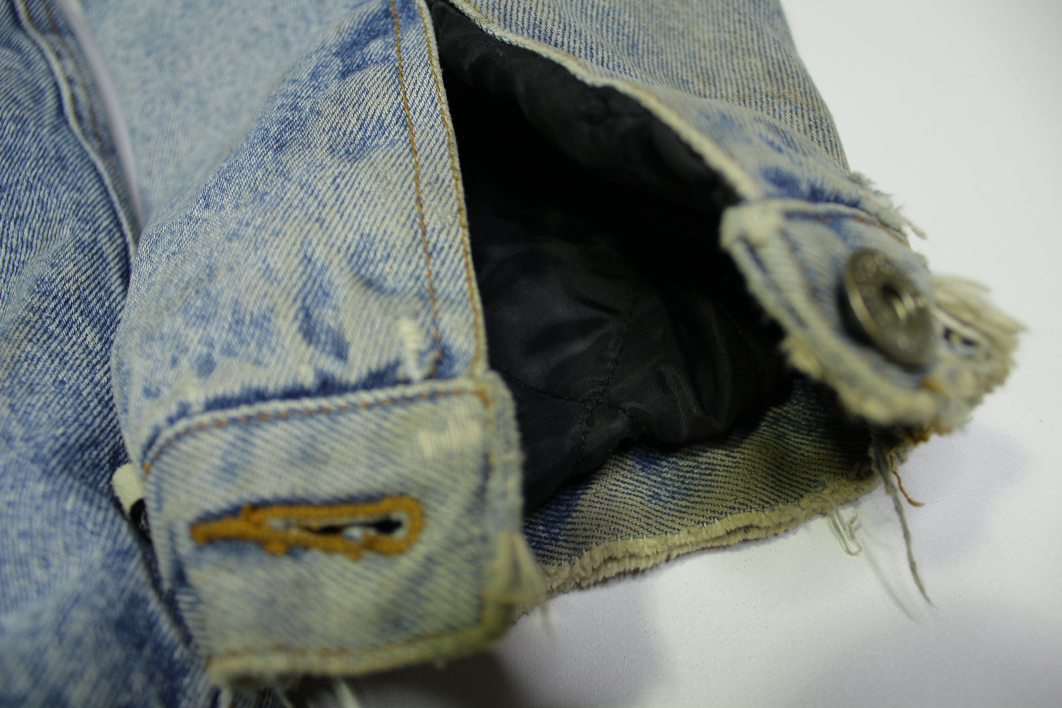 Moose Creek Vintage 90's Sherpa Lined Denim Trucker Jean Jacket