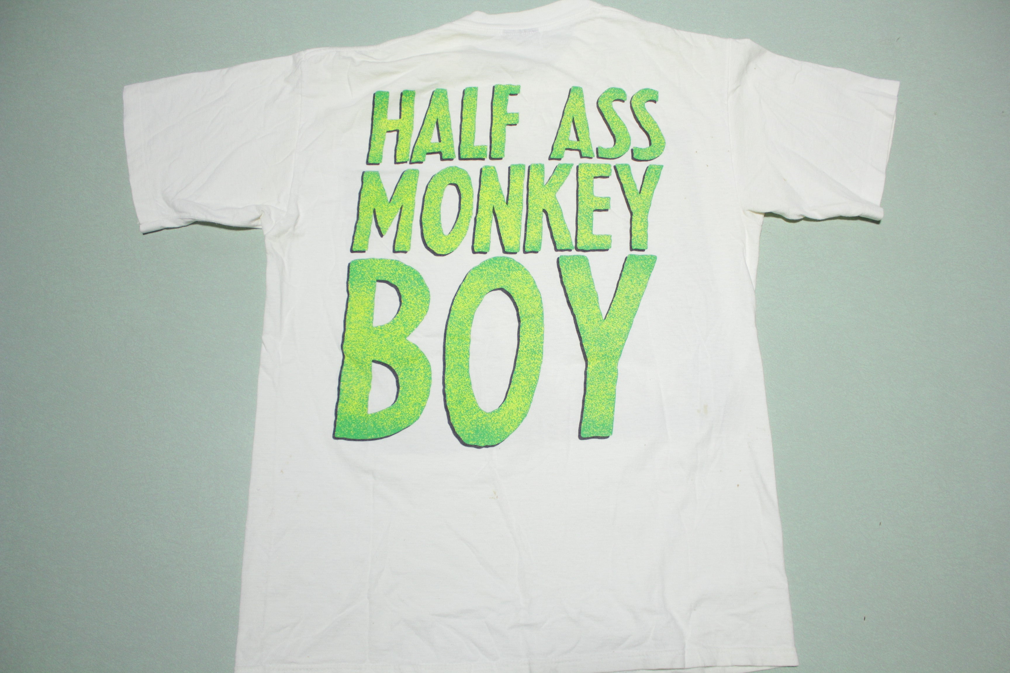 Mother Love Bone Half Ass Monkey Boy Vintage 1990 Brockum USA T-Shirt