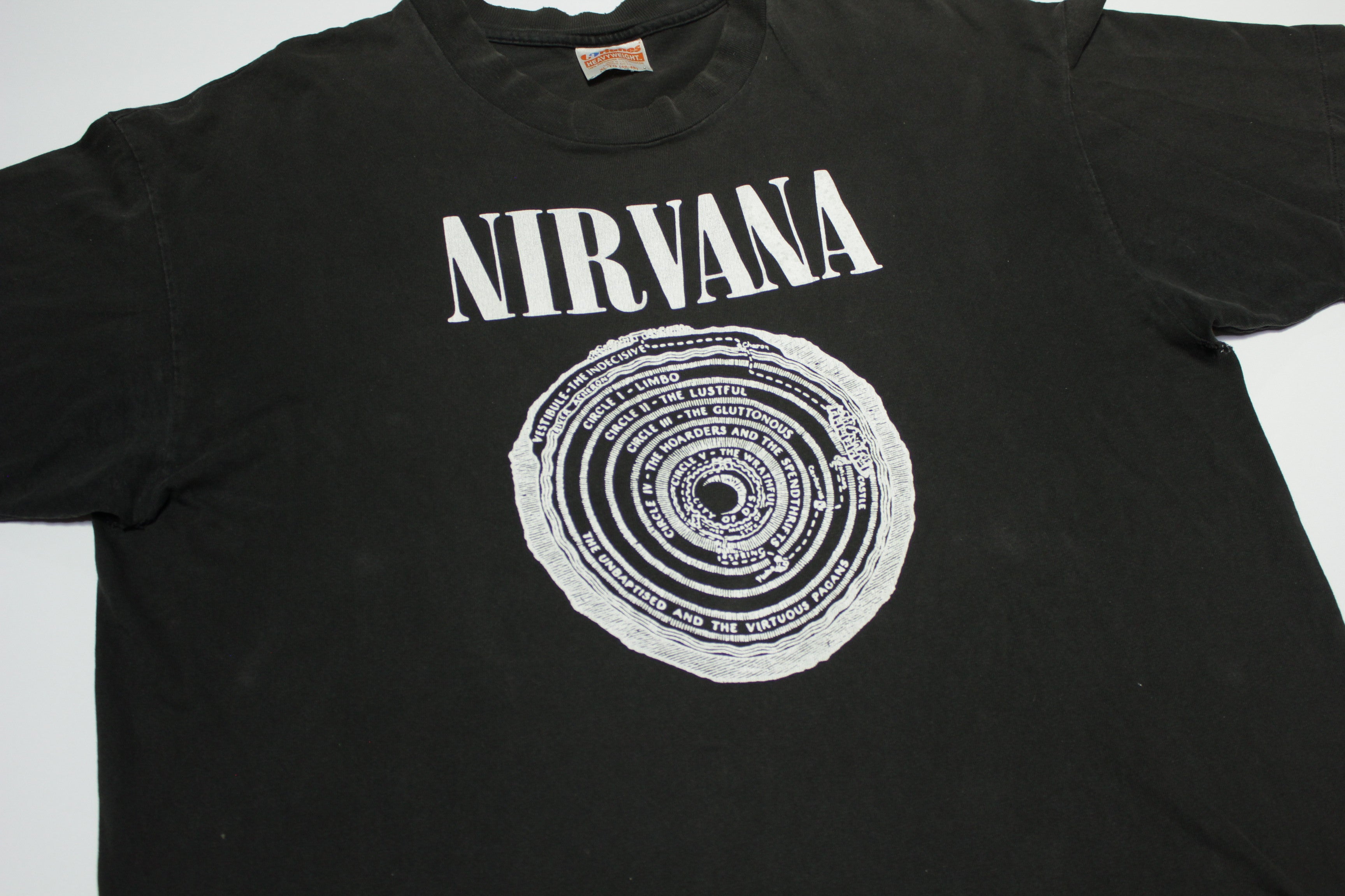 Nirvana Vestibule Vintage Fudge Packin Satan Worshippin 1990 Original 90's T-Shirt