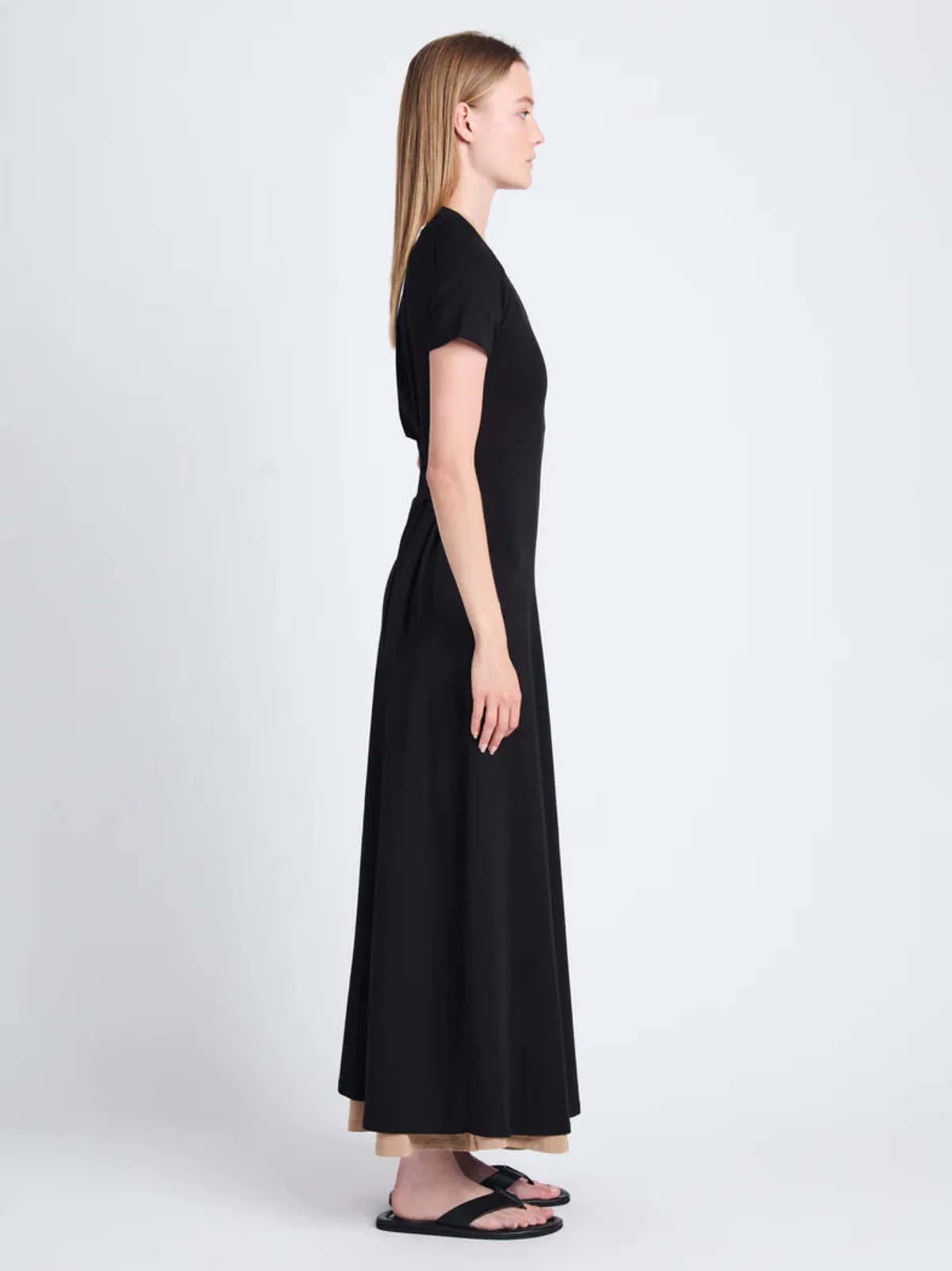 Noelle Jersey Dress - Black