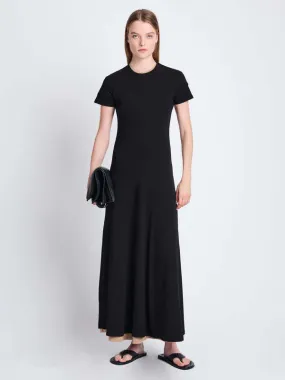 Noelle Jersey Dress - Black