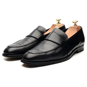 'Owen' Black Leather Loafers UK 10.5 E