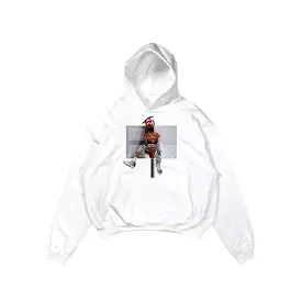 Pac Cool Grey 11's Tee White Hoodie