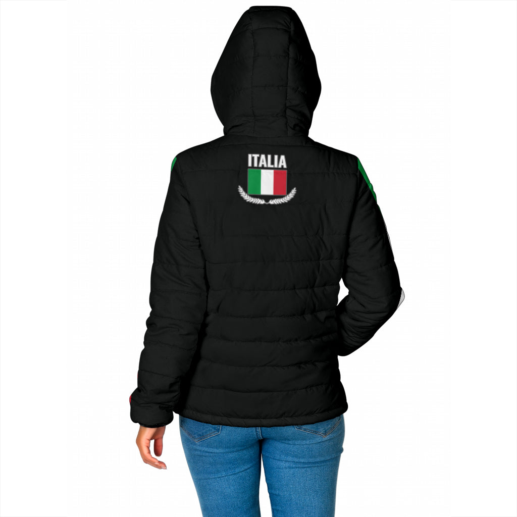 Padded Hooded Jacket Italiano/Italiana