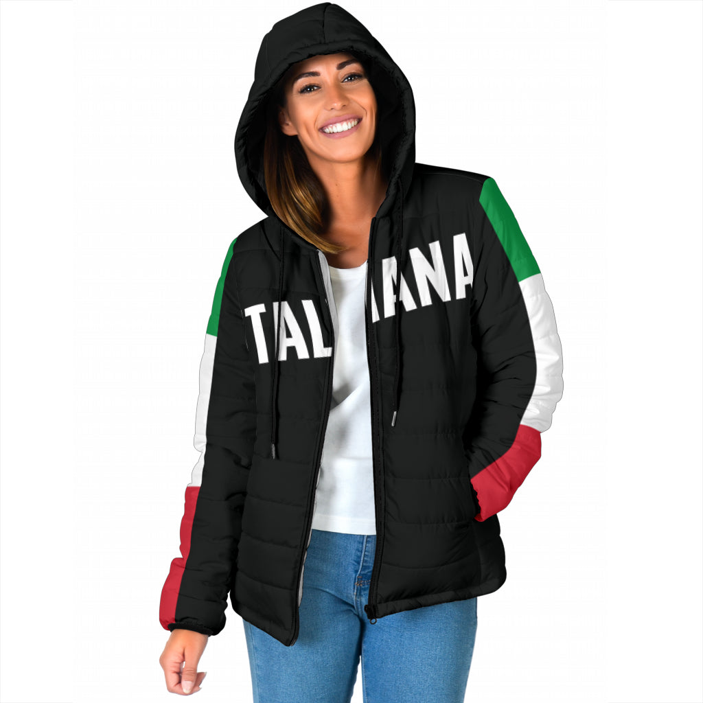 Padded Hooded Jacket Italiano/Italiana