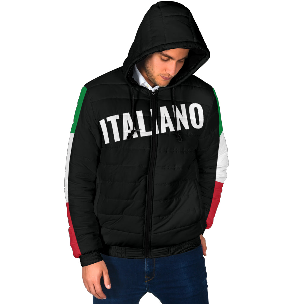 Padded Hooded Jacket Italiano/Italiana