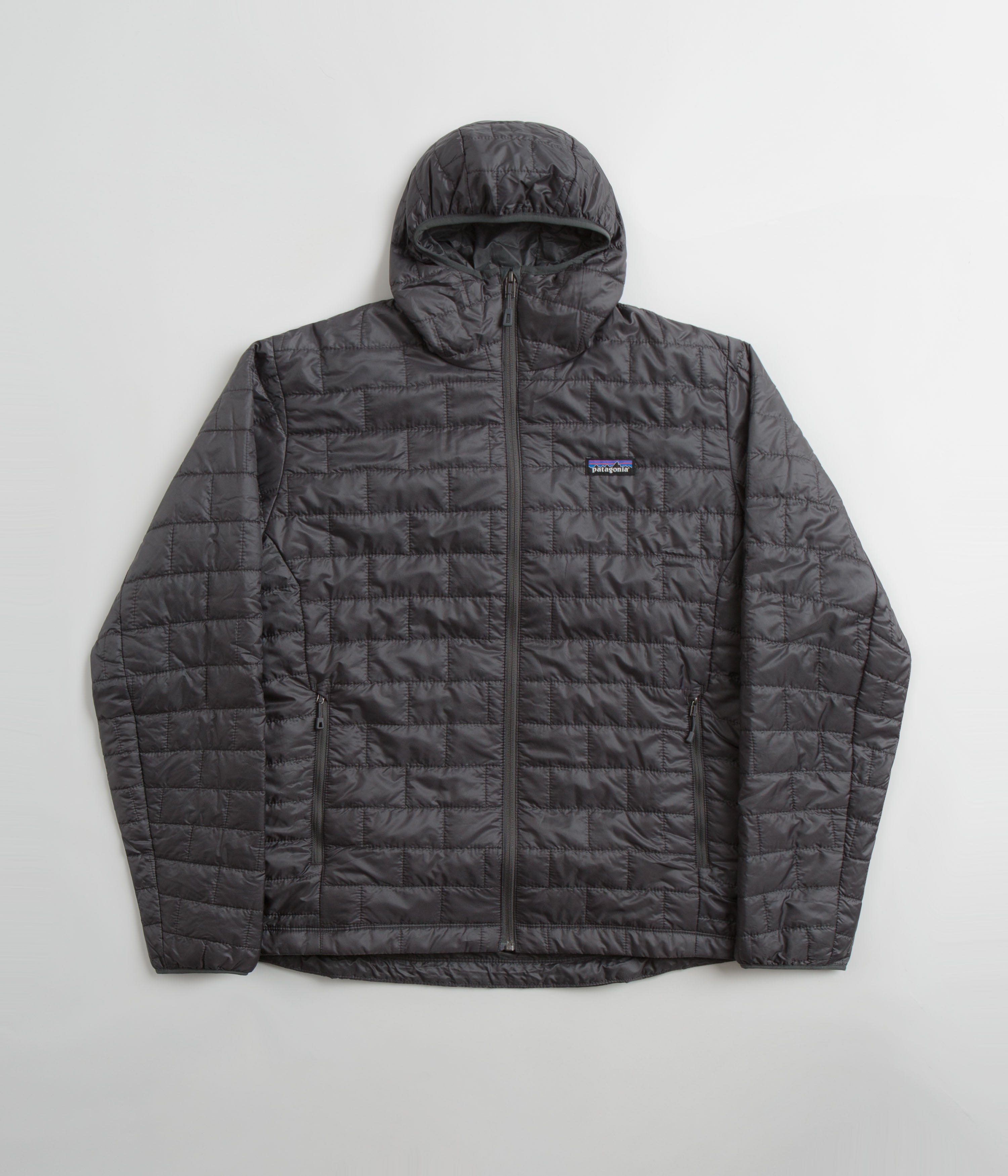 Patagonia Nano Puff Hooded Jacket - Forge Grey