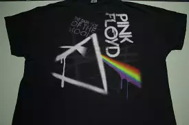 Pink Floyd Dark Side of The Moon Liquid Blue Concert T-Shirt