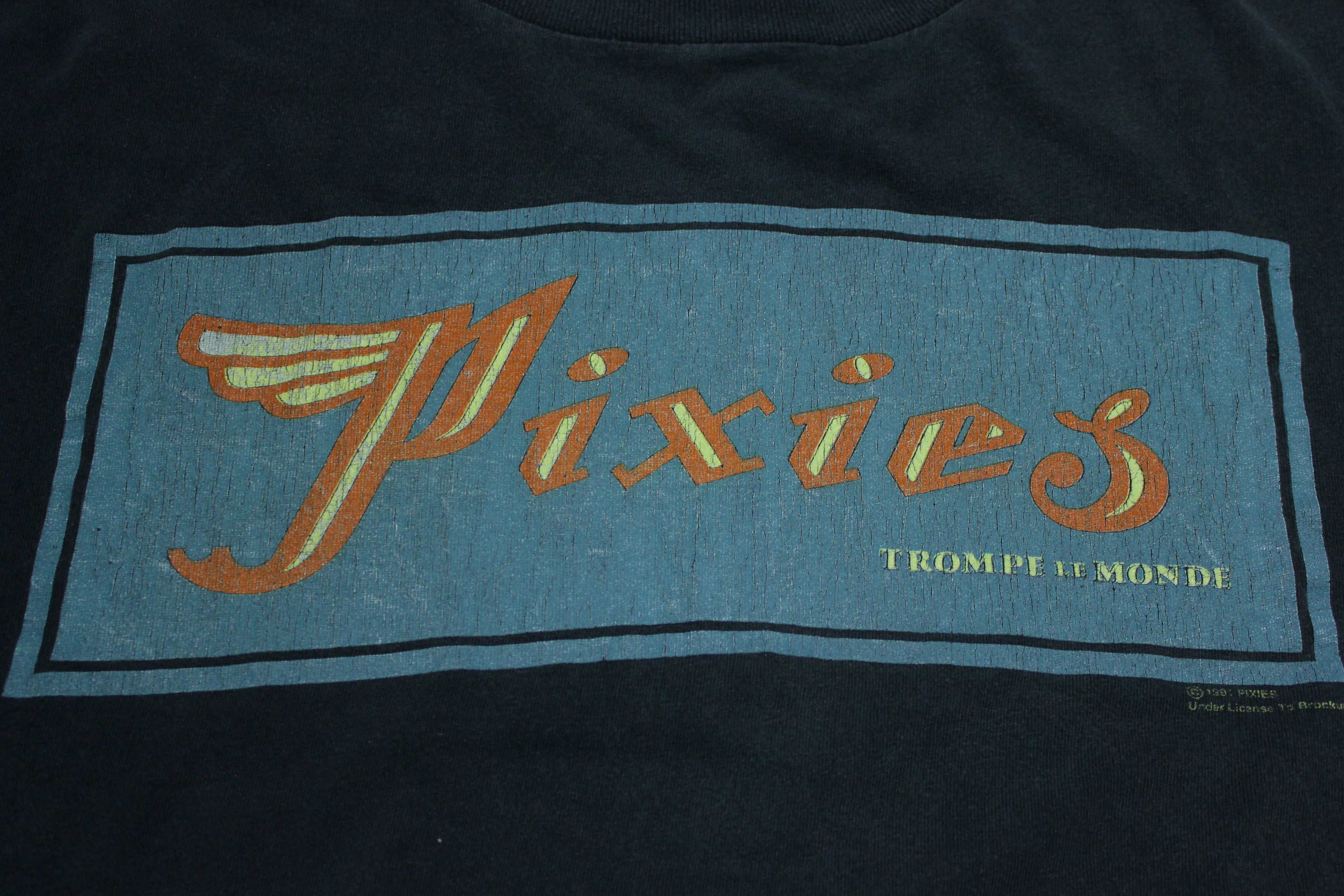 Pixies Trompe Le Monde Vintage 1991 Brockum Licensed 90's Alternative Rock Band T-Shirt