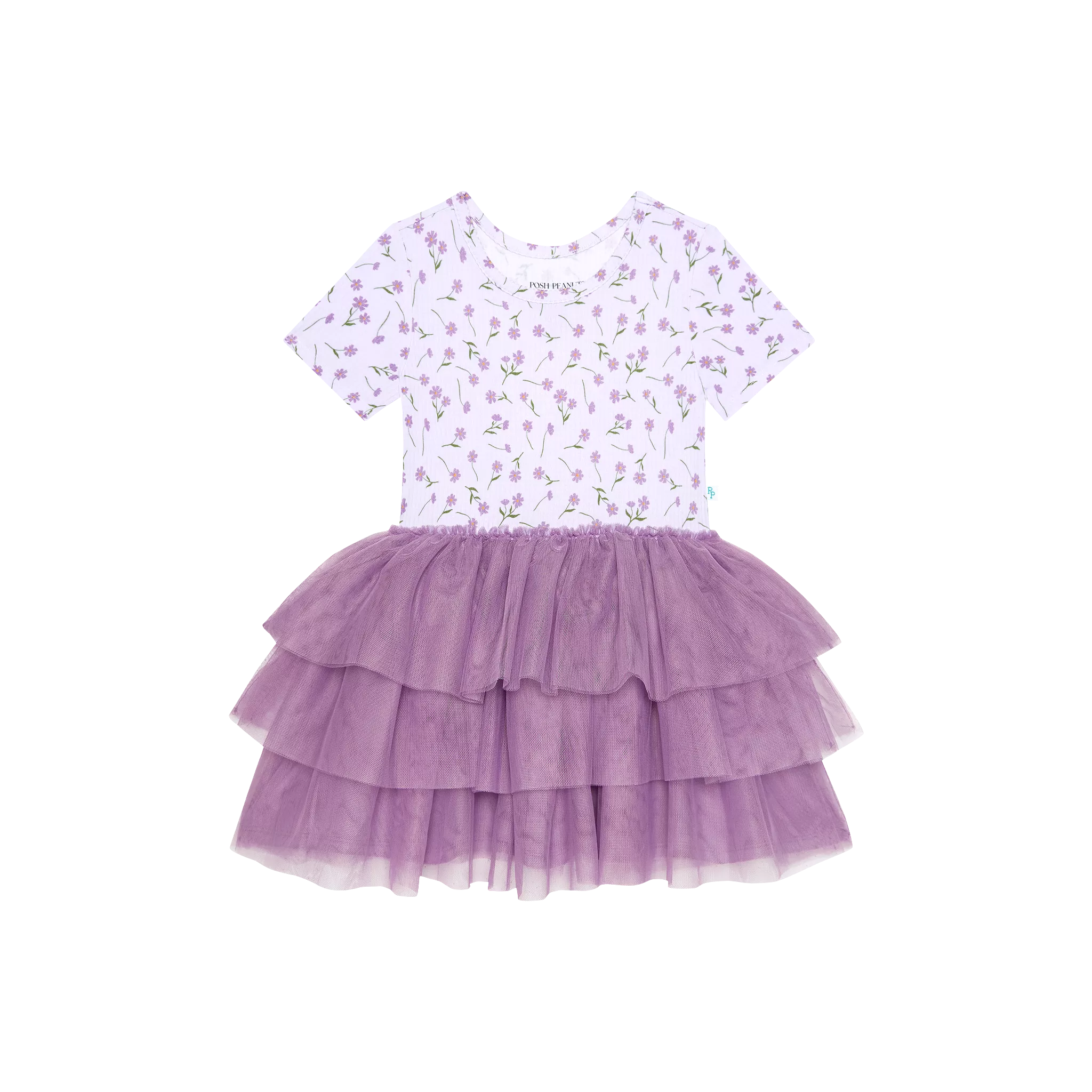 Posh Peanut Jeanette Short Sleeve Tulle Dress