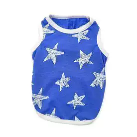 PuppyPAWer Starry Dog Tank Top by Dogo - Blue