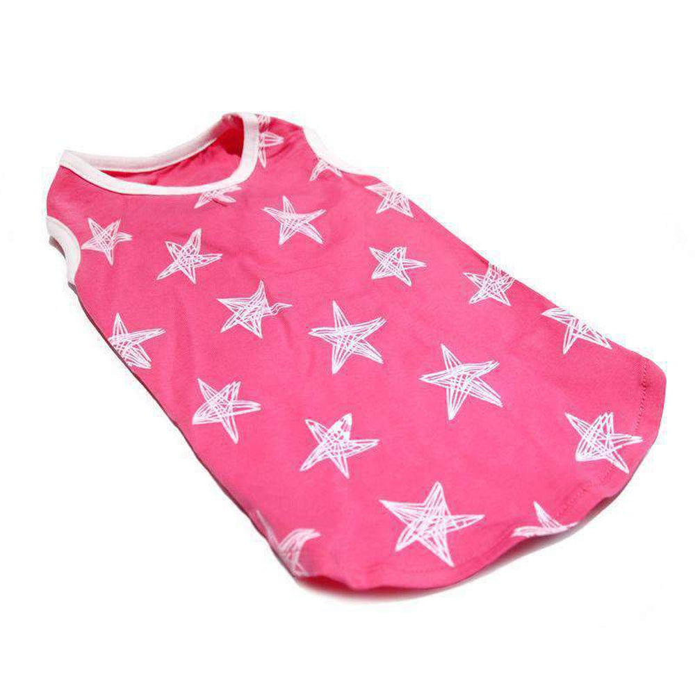 PuppyPAWer Starry Dog Tank Top by Dogo - Pink