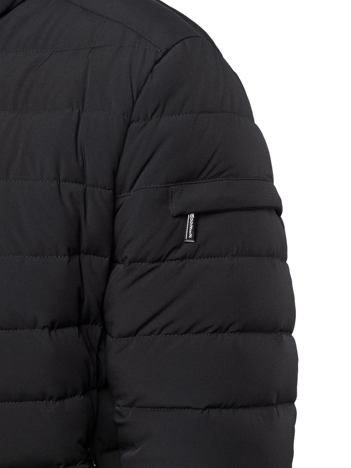 Quilted down jacket