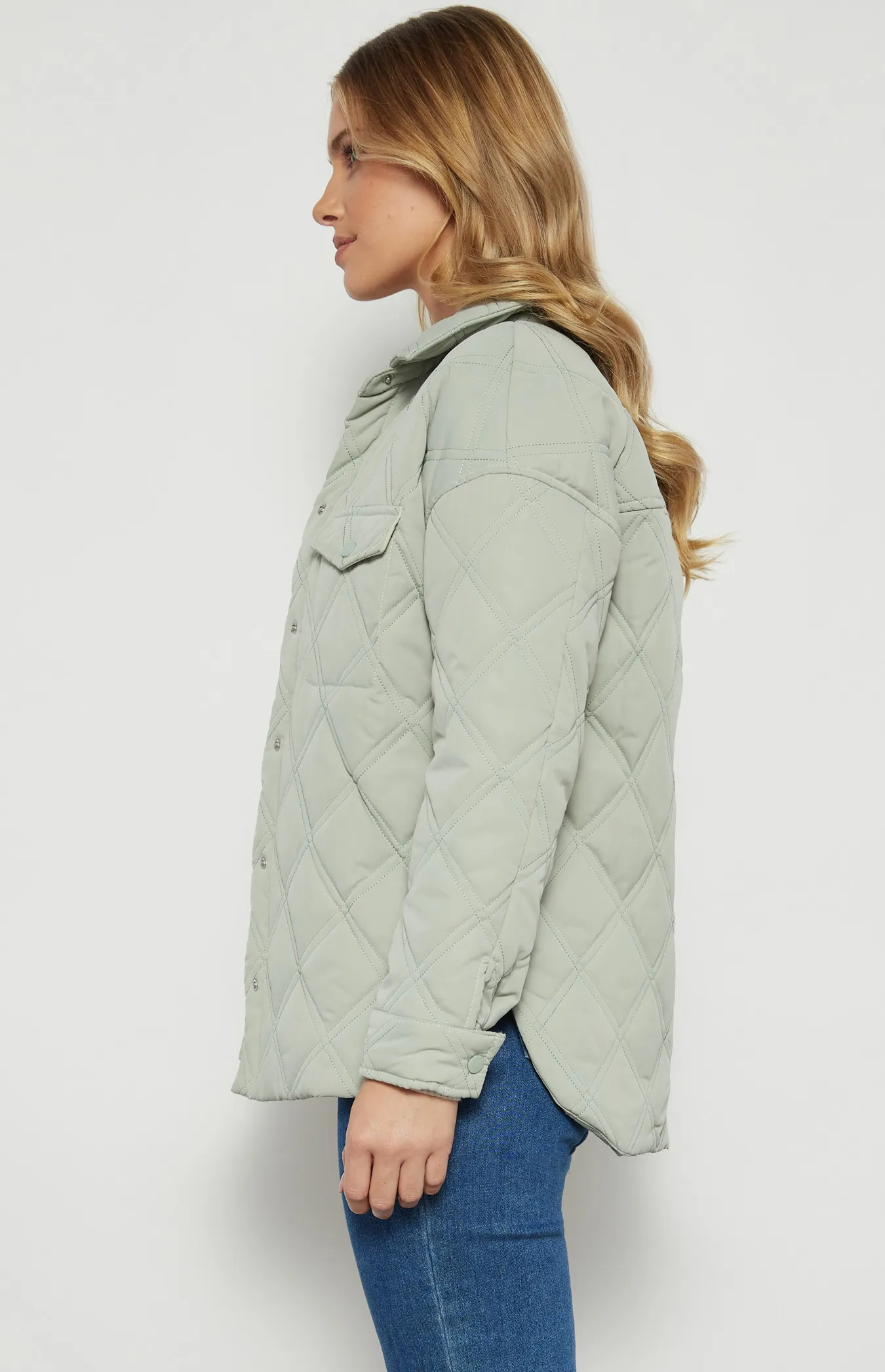 Quilted Trucker Jacket with Pocket Details (WJT224A)