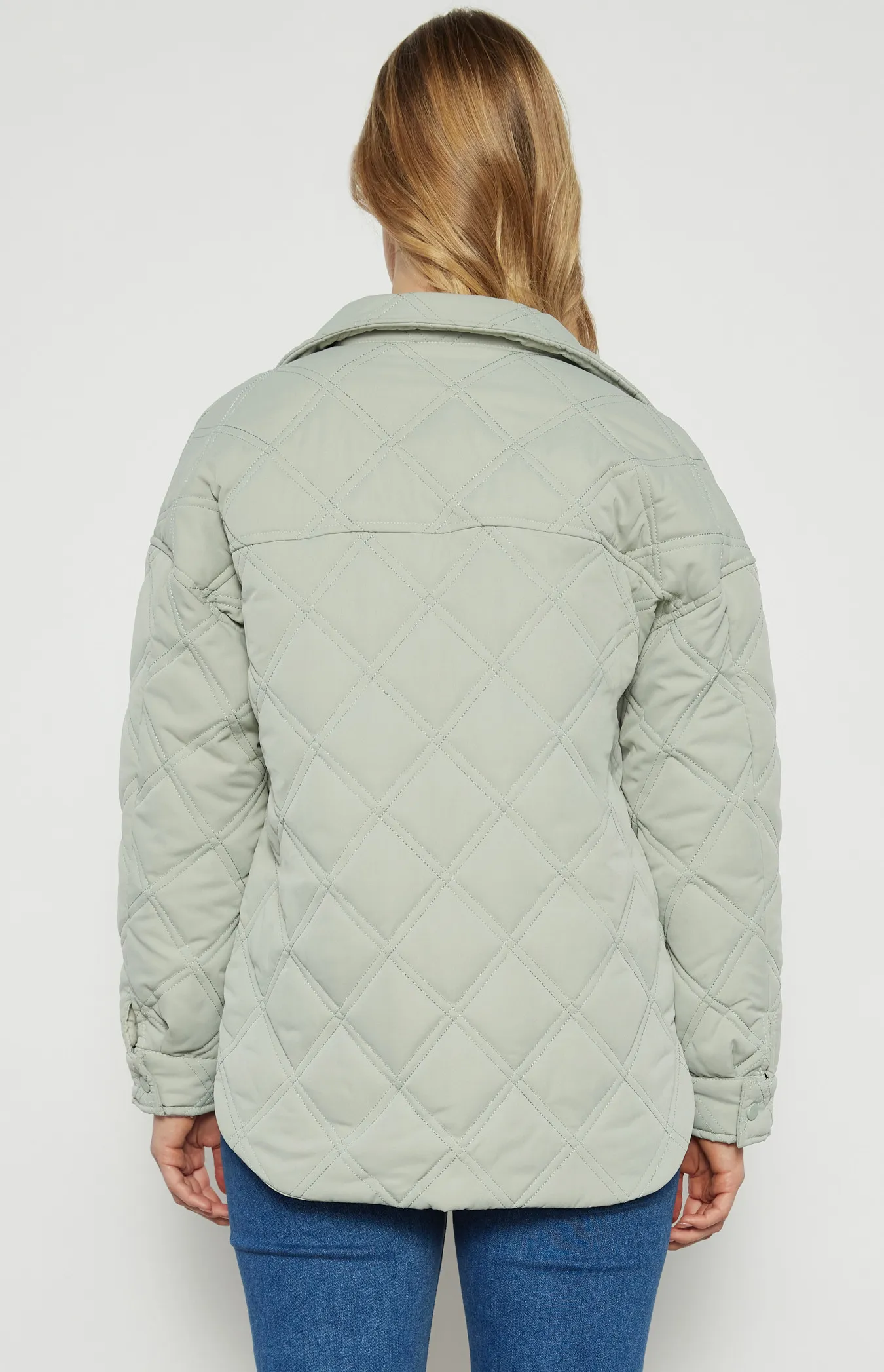 Quilted Trucker Jacket with Pocket Details (WJT224A)