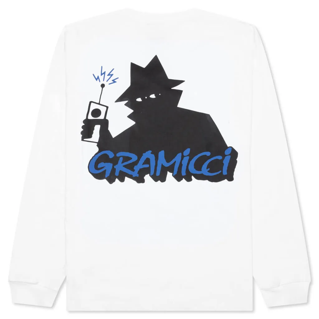 Real Bad Man x Gramicci Records L/S Tee - White