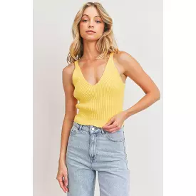 Rib Knit Sleeveless Top