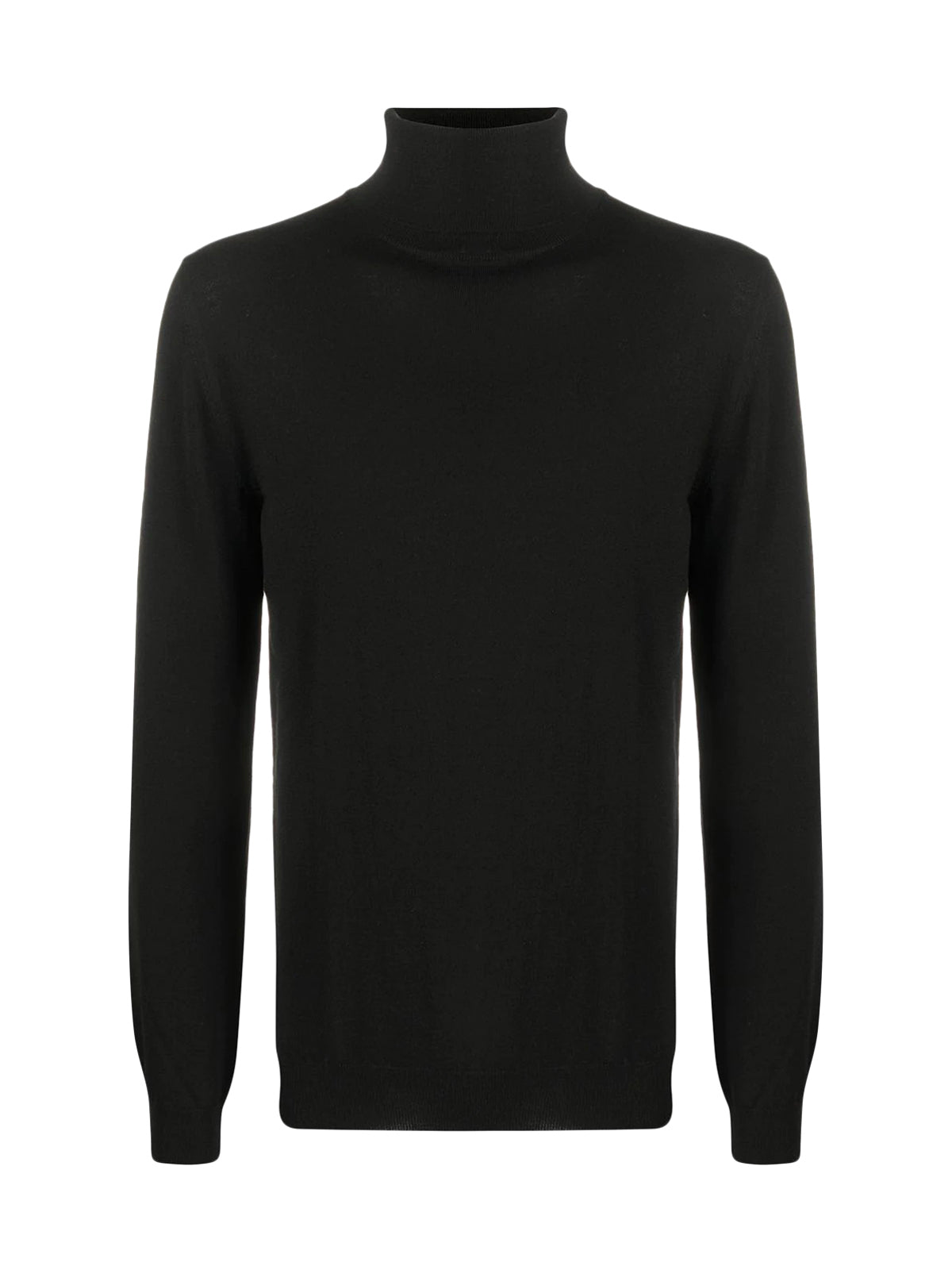 roll-neck fitted sweater