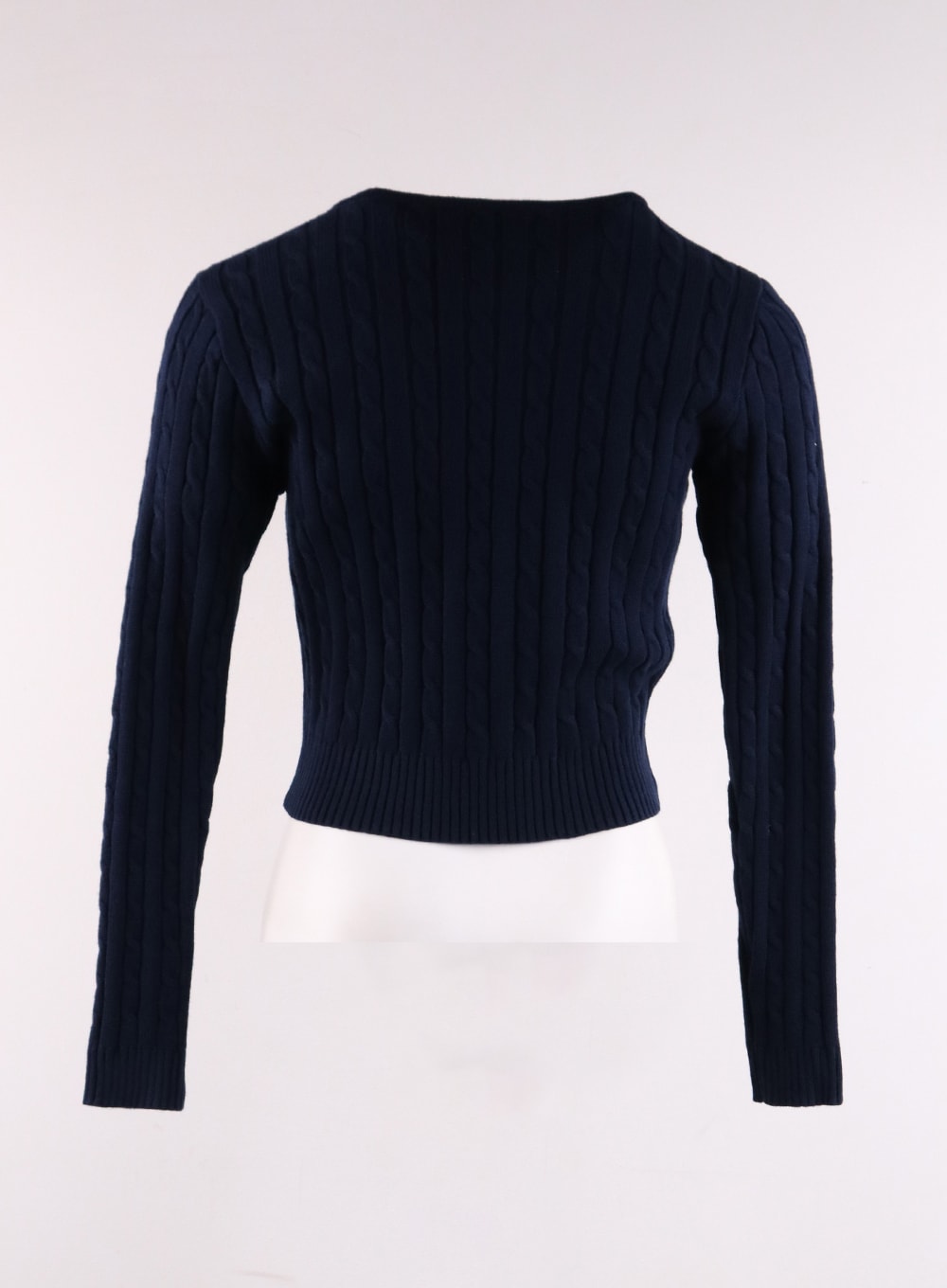 Round Neck Cable Knit Sweater IF402