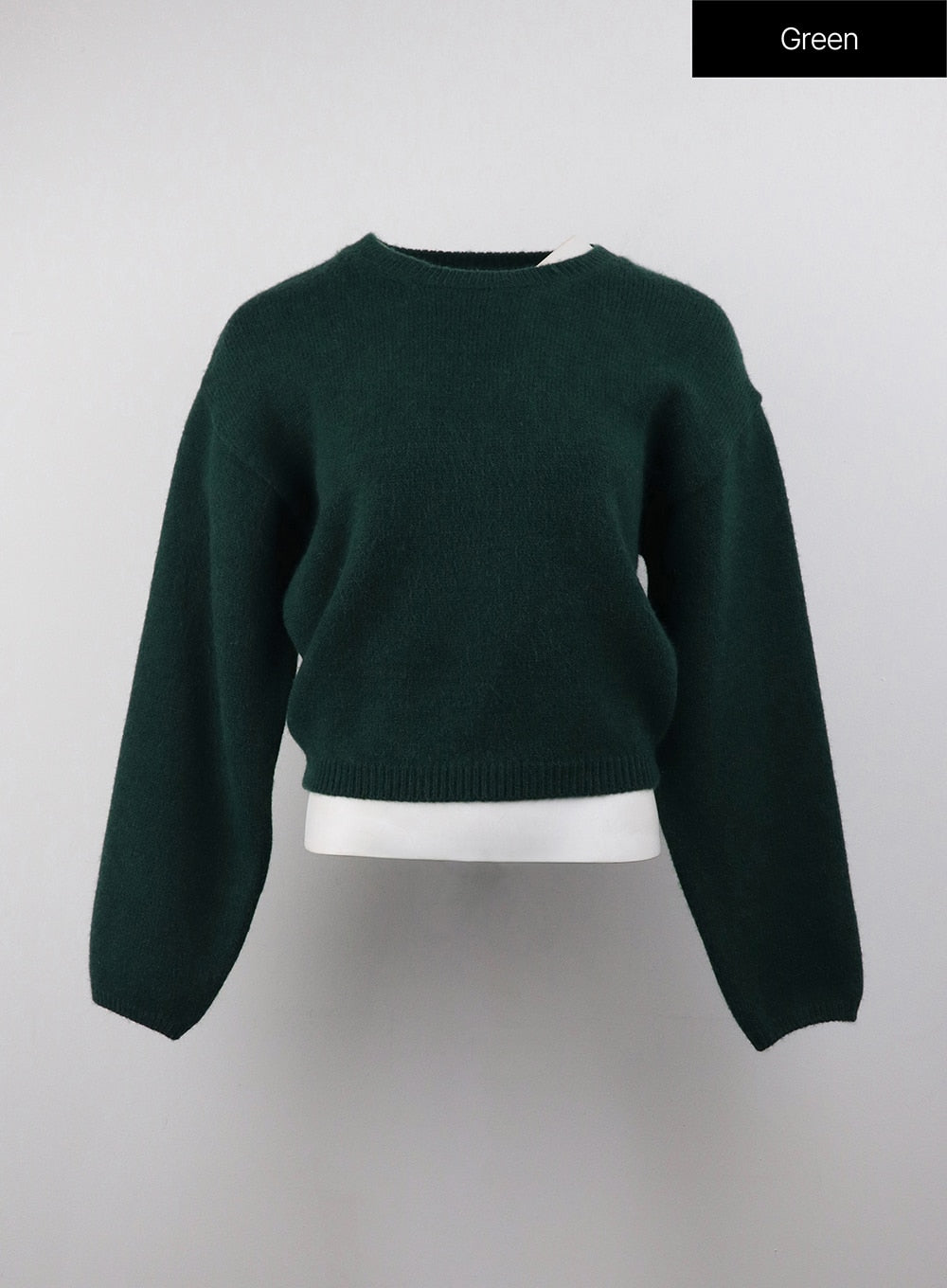 Round Neck Knitted Long Sleeve Sweater OJ415