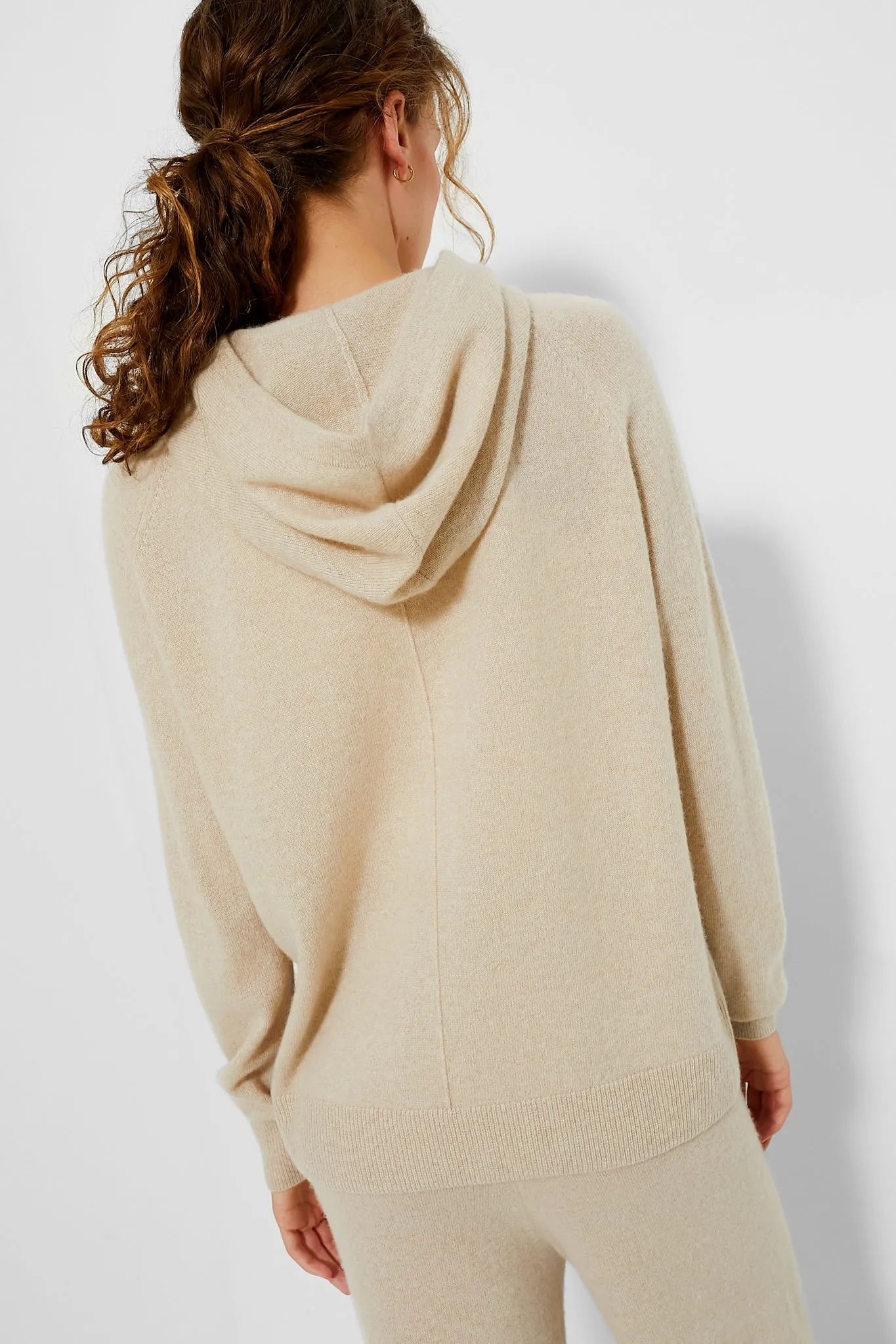 Sandstone Cashmere Jane Hoodie